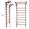 Barras de parede internas de madeira para escalada em casa, estrutura para alongamento das pernas, barra fixa, sala de dança, instalações, estrutura para treinamento de fitness e reabilitação