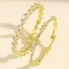 Conjunto de Duas Peças de Colar Gargantilha e Pulseira Zircônia Pérola Luxo Leve, Conjunto de Corrente para Clavícula Estilo Francês para o Dia a Dia, Acessórios para Noiva