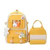 Mochila Nueva para Estudiante Estilo Coreano de Moda Estilo Universitario Mochila Escolar para Campus de Secundaria Set de Mochila de Gran Capacidad
