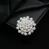 Broche grande de pérola alfinete de diamante feminino corsage anti-luz alto senso casaco sobretudo terno acessórios atacado transfronteiriço