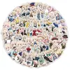 100 Pegatinas Decorativas de Graffiti de Violet Evergarden, Protagonista de Dibujos Animados Japoneses Bidimensionales, Color Morado