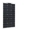 Painel Solar Flexível 80W 12V Monocristalino Solar para RV Barco Cabine Tenda Bateria de Carro Armazenamento de Energia Compatível
