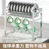 Estante de especias de cocina de acero inoxidable 201 directo de fábrica, estante de almacenamiento multifuncional para encimera, no requiere instalación, estante de almacenamiento de múltiples capas