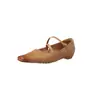 Zapatos Mary Jane de piel de cordero estables y antideslizantes para aumentar la altura 2026 Otoño tacón bajo puntera cuadrada piel genuina correa única para mujer