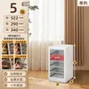 Gabinete de Almacenamiento para Uñas Archivero A4 Caja de Almacenamiento para Esmalte de Uñas y Gel Divisor de Cinta Cosméticos con Base Plana Muestras de Belleza Maquillaje Horneado