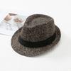 Primavera e Outono Novo Chapéu Top All-match Moda Chapéu de Velho Chapéu de Jazz Britânico Chapéu Quente Masculino