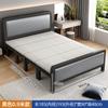 Cama plegable individual para el hogar, cama doble para adultos, alquiler de habitación, sencilla, portátil, para oficina, descanso para el almuerzo, cama de hierro
