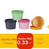 Fábrica em estoque 20gPP material creme caixa 50 ml caixa reta 100g material de embalagem cosmética fornecimento