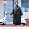 Capa de Chuva Longa Feminina, Capa de Chuva Longa Grossa Individual Masculina, Proteção Contra Chuva Forte, Especial para Veículos Elétricos, Poncho de Chuva Adulto