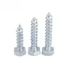 Tornillo Autorroscante Hexagonal Externo Galvanizado de Hierro Tornillo Hexagonal Perno Bandeja Carro Tornillo para Madera M6M8M10M12mm