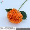 Hortênsia Pequena de Verão Infinito 3D Ramo Único Hortênsia com Toque de Mão Arco de Flores para Hotel Arco de Flores Flor Artificial Paisagem de Casamento Flor Falsa