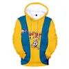 Moletom Casual com Capuz Estampado em 3D Estilo Igual ao Personagem de Stranger Things 2022 Novo