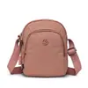 Bolso para teléfono móvil de mujer 2026 nuevo modelo de verano mini pequeño de tres capas monedero para teléfono móvil bolso de hombro portátil impermeable de nailon