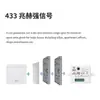Interruptor Inalámbrico de Control Remoto Transfronterizo, No Requiere Cableado, Fácil de Instalar, Piezas de Modificación, Dispositivo de Encendido/Apagado 433, Control Inteligente de Iluminación y Electrodomésticos