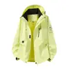Chaqueta Térmica de Forro Polar Desmontable 3 en 1 de Grafeno, Abrigo de Dos Piezas Cortavientos e Impermeable para Trabajo al Aire Libre, Personalizable