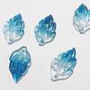 Hojas de arce de vidrio 16 * 30 mm diy ropa china antigua horquilla paso a paso Horquilla de jade hojas materiales hechos a mano al por mayor