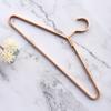 Percha de aleación de aluminio estilo ins nórdico Dorada de alambre plano grande Percha para secado en casa Percha para armario Tendedero