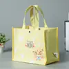 Bolsa de Lona de Tela Oxford Bolso de Mano para Estudiante Bolso de Mano Publicitario para Eventos de Empresa Se Puede Usar como Logo Bolsa de Compras de Tela Oxford