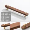Manijas de Madera de Nogal, Gabinetes de Cajones de Madera Maciza, Puertas de Gabinete de Madera, Manijas de Armario de Madera Natural, Gabinetes de Madera, Minimalista Estilo Japonés