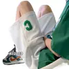 Pantalones cortos bordados con letras Waffe para hombre, holgados, combinables, de verano, finos, estilo Hong Kong, deportivos, de moda.