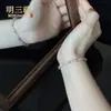 Pulsera Violeta Natural, Pulsera de Perlas Redondas de Jade Hilo Dorado de Xinjiang, Pulsera de Bucle Único para Hombres y Mujeres, Joyería de Jade