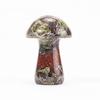 Ornamentos de Cogumelo de Cristal Natural Transfronteiriços Europeus e Americanos Pequenos Ornamentos de Micro Paisagem Artesanatos de Cristal de Cogumelo Atacado