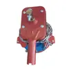Acessórios para Estufas, Máquina Enroladora de Filme para Estufa, Máquina Enroladora Manual Estilo Coreano, Máquina de Subida com Turbina para Enrolamento Lateral e Superior, Ventilador de Exaustão