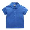 2026 Nueva Camisa Polo de Manga Corta para Niños, Camiseta de Nuevo Estilo para Verano, Camisa Polo de Algodón de Color Sólido Unisex para Niños