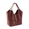 Bolso de Hombro con Estampado de Serpiente de Moda 2026, Bolso de Mano de Alta Gama, Lujo Ligero, Gran Capacidad, Bolsa de Compras Versátil para Mujer
