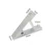 Ángulo extruido asiento de ángulo código de ángulo de aluminio engrosado pieza de ángulo de aluminio de 90 grados conector de perfil de aluminio 4080 ángulo de aluminio reforzado 4040