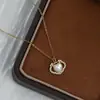 Nuevo Colgante de Collar con Forma de Corazón de Zirconia Micro-pavimentado, Candado de Longevidad, Diseño Personalizado, Cadena Versátil para la Clavícula para el Uso Diario