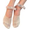 Meias Estilo Ballet, Meias Sapatilha, Meias Finas de Renda em Malha para Verão, com Laço, de Cano Baixo Invisíveis