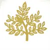 Decoración de Bandera para Pastel Árbol de la Fortuna Tarjeta de Decoración Creativa para Pastel Árbol Dorado Dinero Rodando