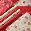 Materiales Florales para Decoración Festiva: Papel Pera Roja para Empaque de Flores, Decoración Festiva, Papel de Forro Base para Ramo