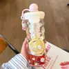 Taza Térmica de Acero Inoxidable 316, Lujo Ligero, Sensación de Alta Gama, Linda y Adorable, Botella de Agua Portátil para Niñas