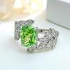 Anillo Colgante Cao Shi Flor Hoja Nueva Brazo Oscilante Cruz Pequeño Fresco Anillo Geométrico Anillo Diseño Hoja Anillo