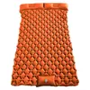 Transfronterizo Nuevo Producto Esterilla Inflable Doble Operada con el Pie Esterilla a Prueba de Humedad para Exteriores Esterilla para Dormir de Camping Ligera y Fácil de Transportar Suministro del Fabricante