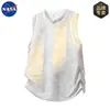 Chaleco Camiseta Tie-Dye Americano Marca Nasa para Hombre Verano 2025 Marca de Moda Holgado y Transpirable Chaleco Interior sin Mangas
