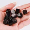 Jingde Joyería Obsidiana Plateada Natural Cuadrado Cubo de Azúcar Hielo Obsidiana Accesorios para Joyería DIY Productos Semiacabados Venta al por Mayor