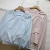 [BiZheng] Nova Camiseta Base Versátil Slimming com Estampa de Letras Estilo Coreano para Mulheres 5881 - Lançamento Primavera 2026
