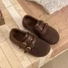Zapatos Casuales de Moda Retro para Mujer 2026 Nuevo Otoño Hebilla de Cinturón Oculta Aumento de Altura Suela Suave Versátiles Mary Janes Mocasines