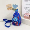 Bolsa Peitoral Infantil, Bolsa Transversal Casual da Moda para Meninos e Meninas, Bolsa de Ombro Pequena Porta-Moedas Fofa de Desenho Animado, Bolsa de Ombro Pequena Mini Tendência e Descolada