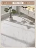 Piso Plástico de Pedra PVC Autoadesivo Revestimento de Piso Doméstico para Aplicação Direta em Pisos de Cimento, Reforma e Transformação, Imitação de Azulejo