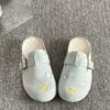 Pantuflas de Media Punta Abiertas para Mujer, Moda Verano 2026 Versátiles Estilo Hada Sandalias Planas Francesas para Combinar con Vestidos