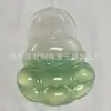Colgante de Buda de Aceite de Caballo Tipo Hielo Calcedonia Verde, Colgante de Collar de Jade Verde Montaña Lejana, Suministro para Transmisión en Vivo