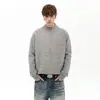 Suéter Cárdigan de Punto Jacquard con Textura Radiante Retro Americano Simple para Hombres y Mujeres Cárdigan Casual Perezoso Top de Punto