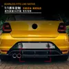 Adecuado para Volkswagen Polo Mk5 Gti 6R 6C 2011-2018 Lip Trasero Spoiler de Hoja Trasera Accesorios de Modificación