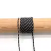 Em estoque corda de poliéster 2mm com núcleo torcido, corda de guarda-chuva mesclada, puxador de bolsa, tecelagem manual, corda para pendurar DIY, decoração de cauda de puxar à prova de vento, pingente de gota