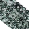 Bolsa de Materiales para Pulseras Hechas a Mano con Cuentas de Cristal Natural Fantasma Verde, Imitación de Maíz Verde, Cuentas Fantasma Verde