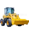 Cargadora pequeña diésel de tracción en las cuatro ruedas, carretilla elevadora de cuatro ruedas multifuncional, adecuada para uso doméstico, sitios de construcción, ingeniería, aplicaciones agrícolas y vehículos de carga/descarga de perfil bajo